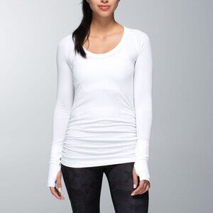 Lululemon Run: Swiftly Tech Long Sleeve Scoop *Ruched